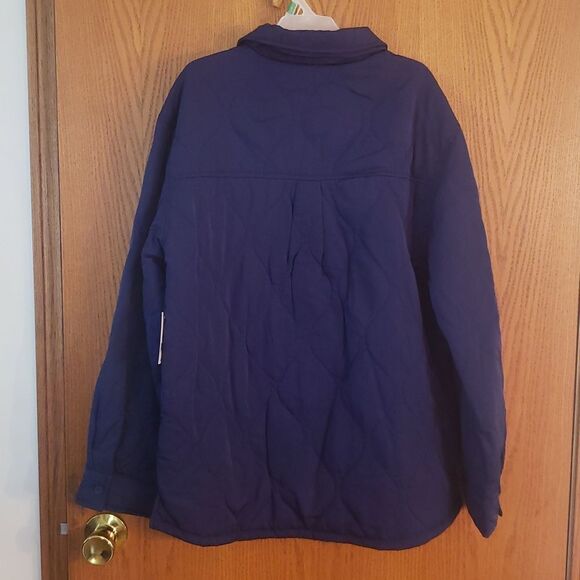 NWT Navy Blue dip Lightweight Quilted Lined Jacket Coat Youth Sz S (6-7) - Picture 7 of 7